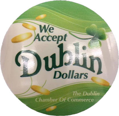 Dublin Dollar Decal